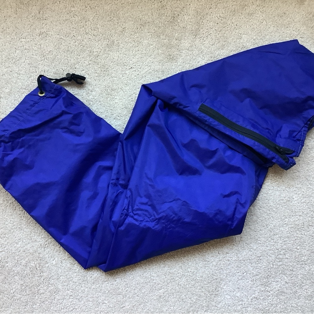 Eastern Mountain Sports Women's Electric Blue Nylon Rain Pants